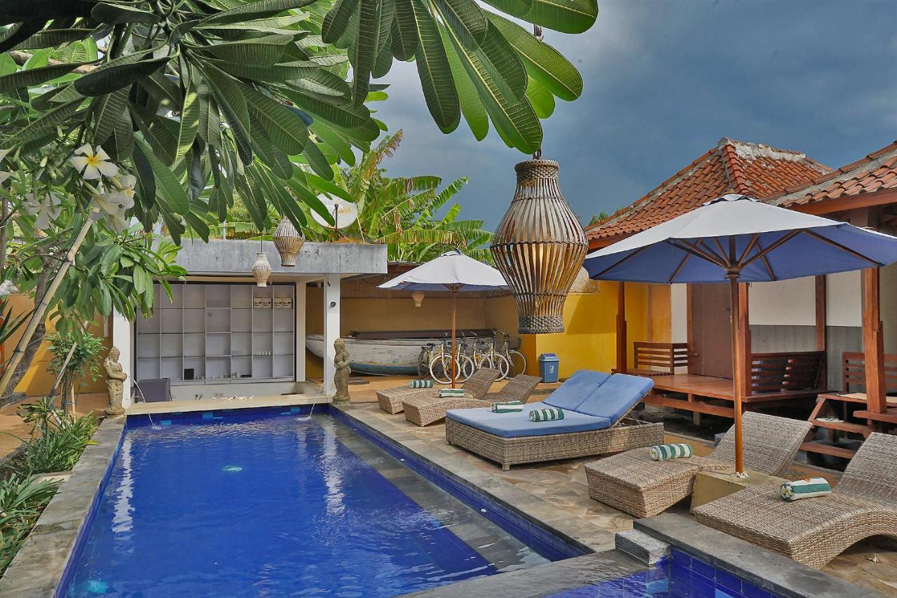 Sari Gili Bungalow Gili Air Eksteriør billede