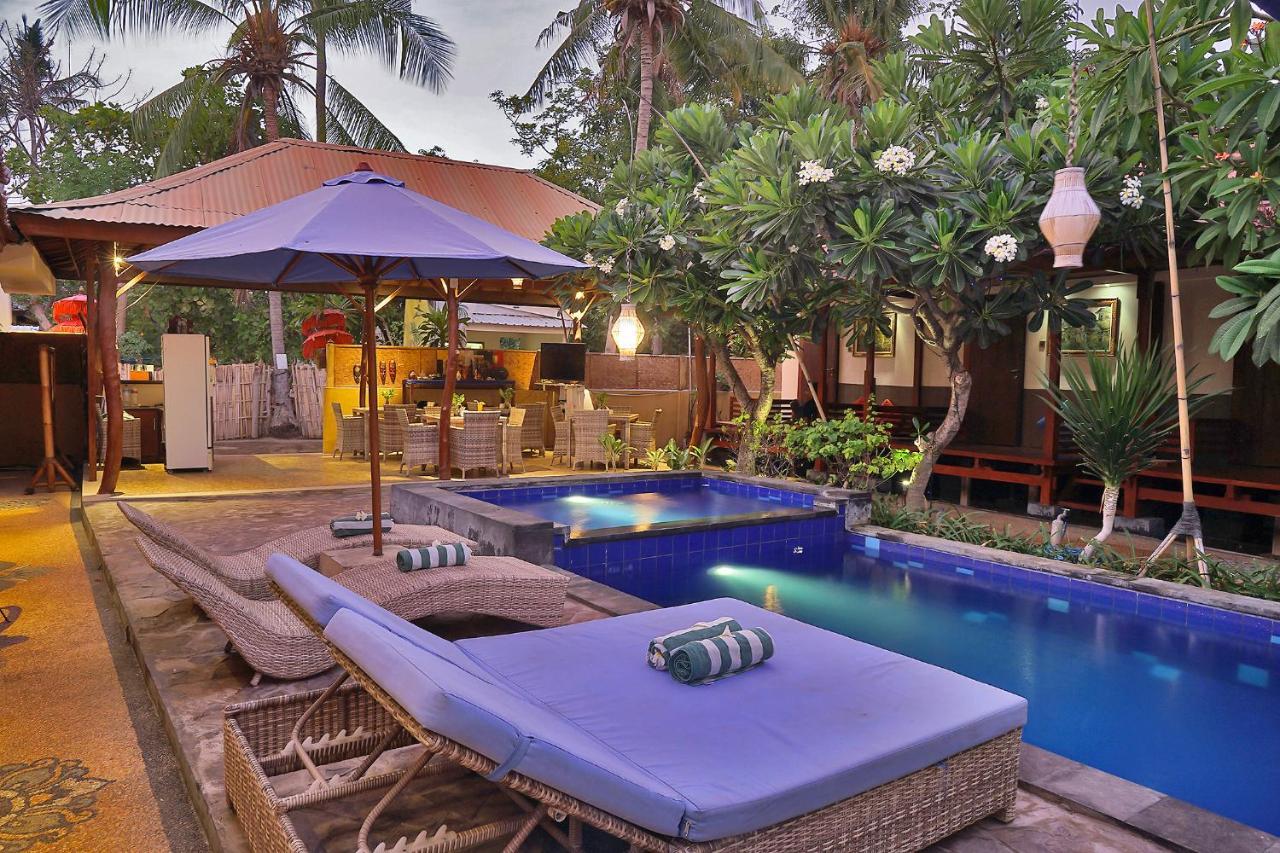 Sari Gili Bungalow Gili Air Eksteriør billede