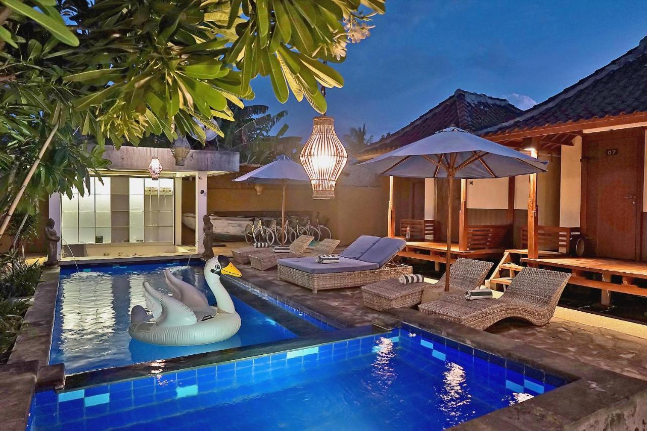 Sari Gili Bungalow Gili Air Eksteriør billede