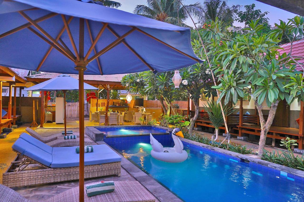 Sari Gili Bungalow Gili Air Eksteriør billede